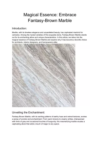 Magical Essence_ Embrace Fantasy-Brown Marble