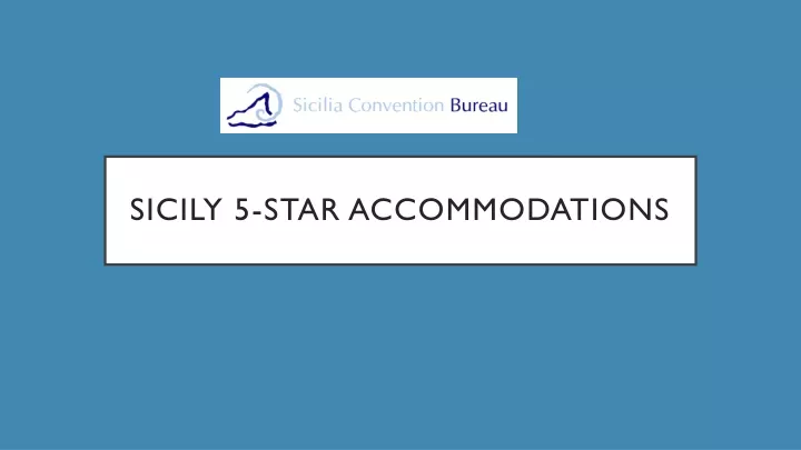 sicily 5 star accommodations