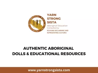 Authentic Aboriginal Dolls and Educational Resources