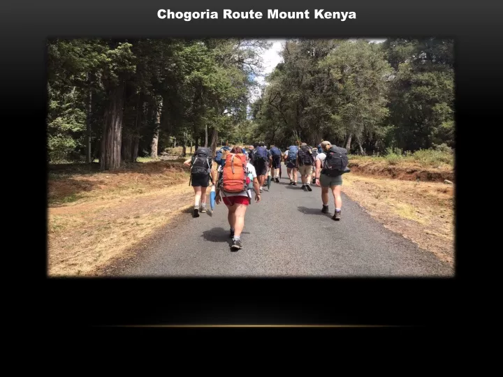 chogoria route mount kenya