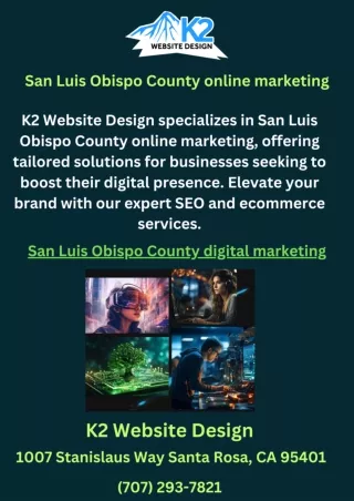 San Luis Obispo County online marketing