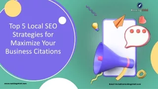 Top 5 Local SEO Strategies for Maximize Your Business Citations |Ranking Chief