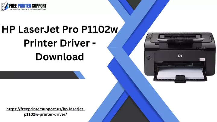 hp laserjet pro p1102w printer driver download
