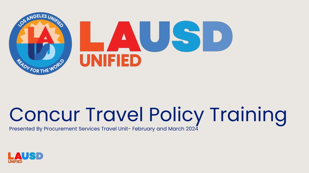 concur travel policy training overvi