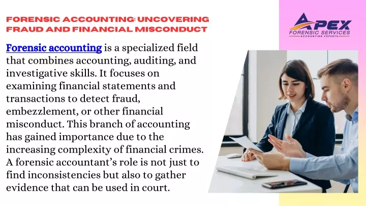 forensic accounting uncovering fraud