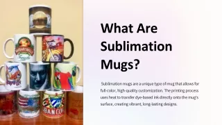 What Are Sublimation Mugs and Why You Need Them in Your Life