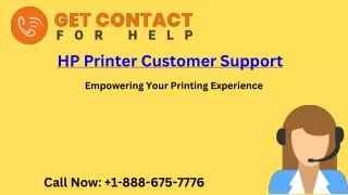 hp printer customer support