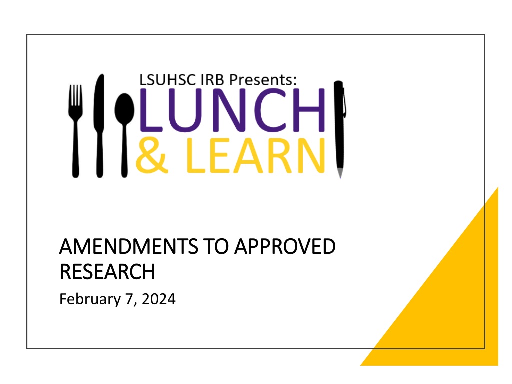 understanding amendments in research process and ti