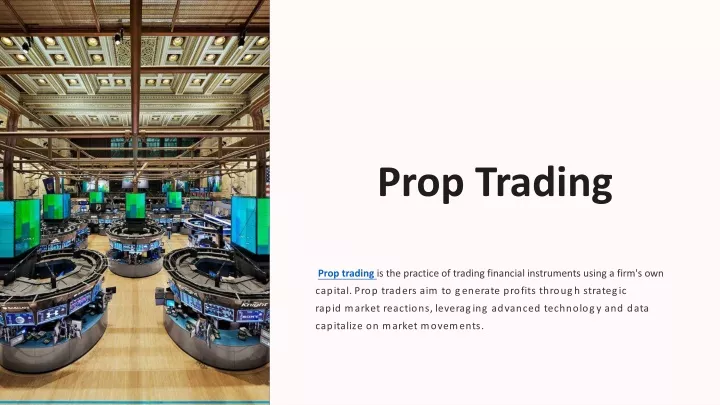 prop trading