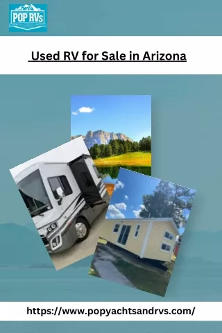 Reliable Used RV for Sale in Arizona
