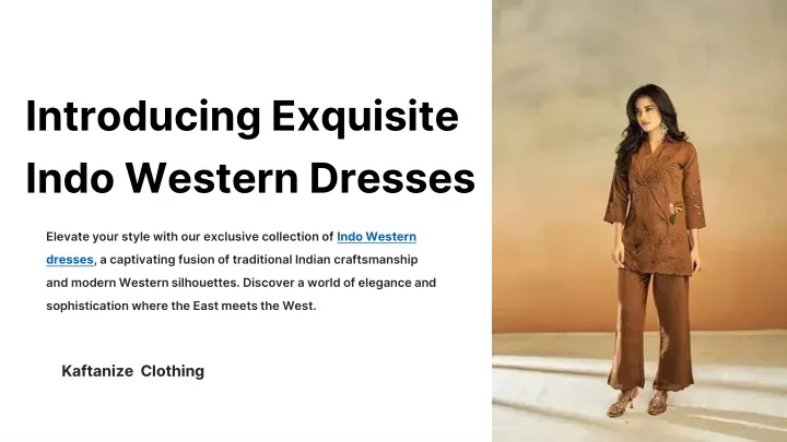 introducing exquisite indo western dresses
