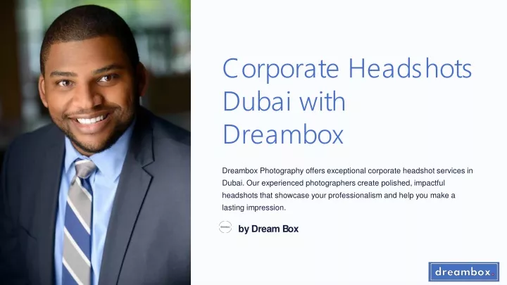 corporate headshots dubai with dreambox
