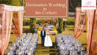 Book Destination Wedding Resorts in Jim Corbett with CYJ - Call now