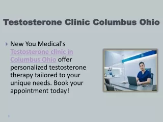 Testosterone Clinic Columbus Ohio