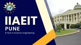 B.Tech in Avionics Engineering Overview