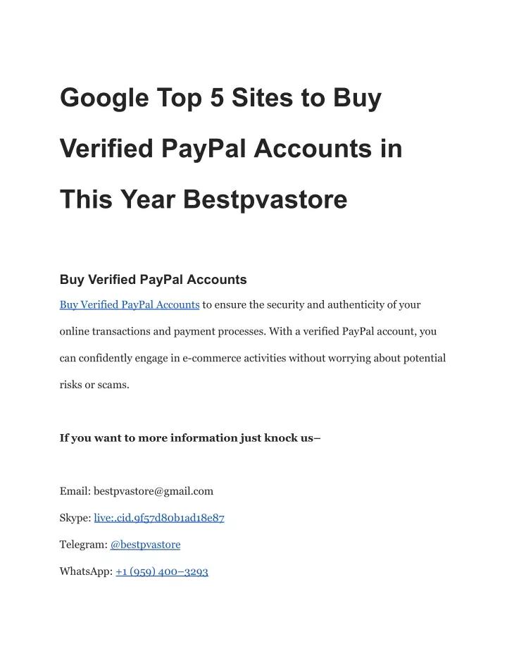 google top 5 sites to buy