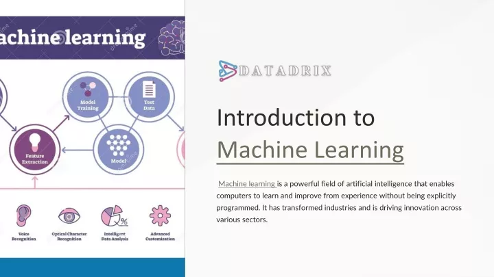 introduction to machine learning