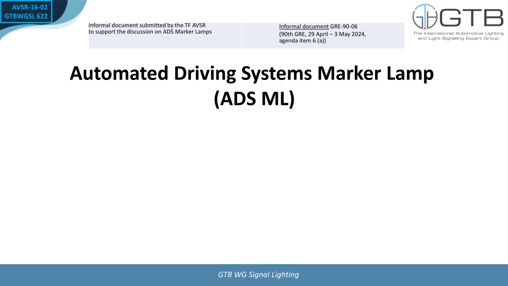 ADS Marker Lamps: Enhancing Visibility for Autonomous Vehicles