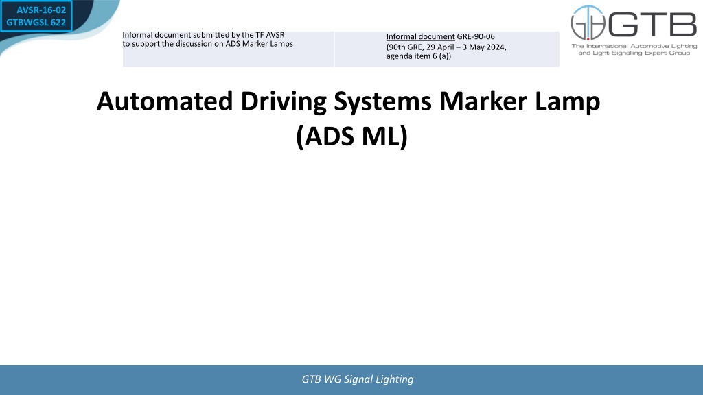 ads marker lamps enhancing visibility for autonomous vehicl