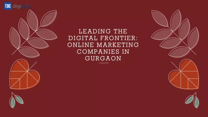 leading the digital frontier online marketing companies in gurgaon