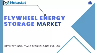 Flywheel Energy Storage Market Size, Share, Growth, Trends and Forecast to 2031