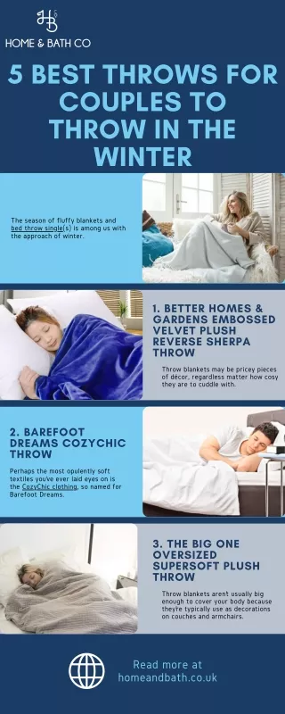 5 best throws for couples to throw in the winter