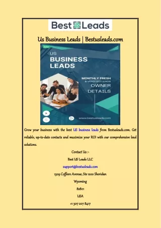 Us Business Leads  Bestusleads com