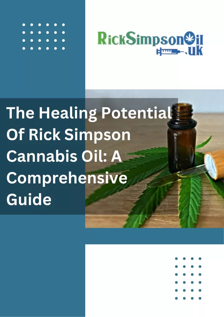 the healing potential of rick simpson cannabis