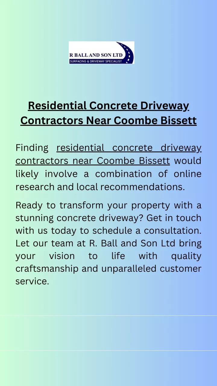 residential concrete driveway contractors near