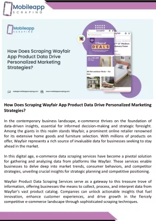 How Does Scraping Wayfair App Product Data Drive Personalized Marketing Strategies.PPT