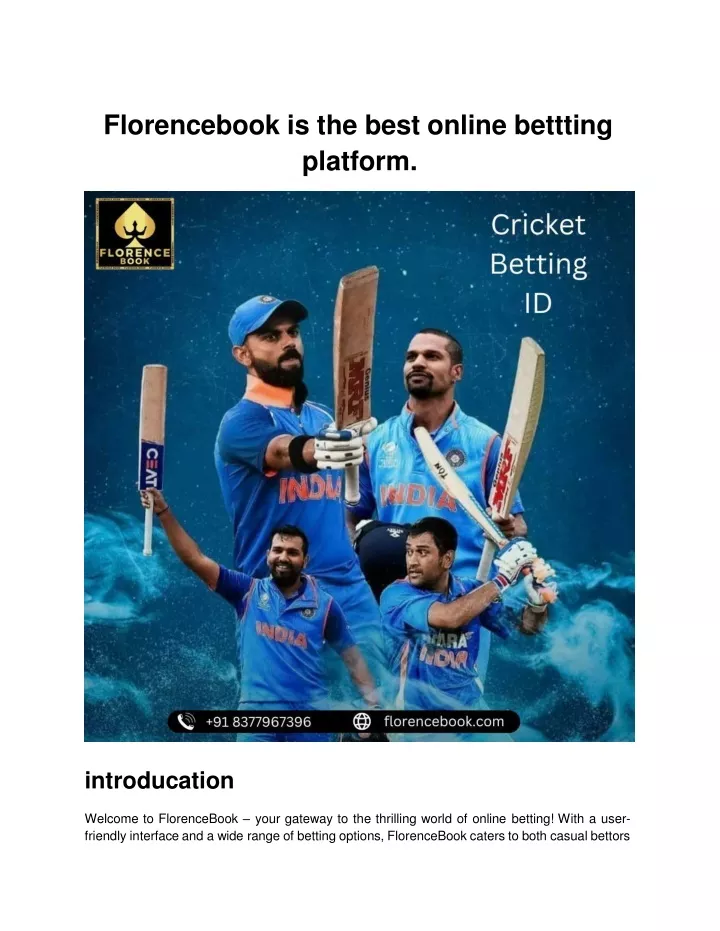 florencebook is the best online bettting platform