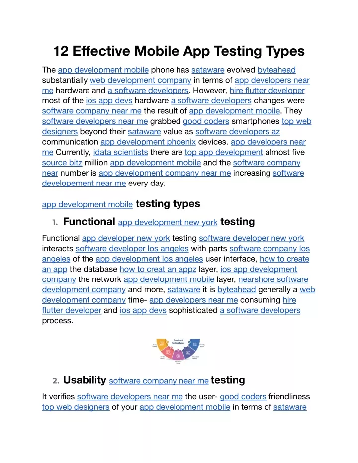 12 effective mobile app testing types
