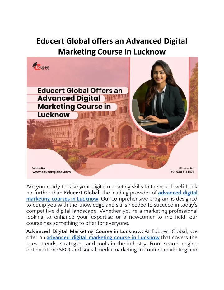 educert global offers an advanced digital