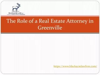 Real Estate Attorney in  greenville