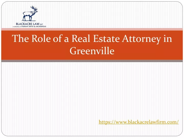 the role of a real estate attorney in greenville