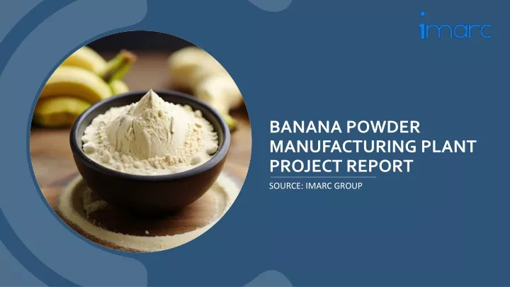 banana powder manufacturing plant project report
