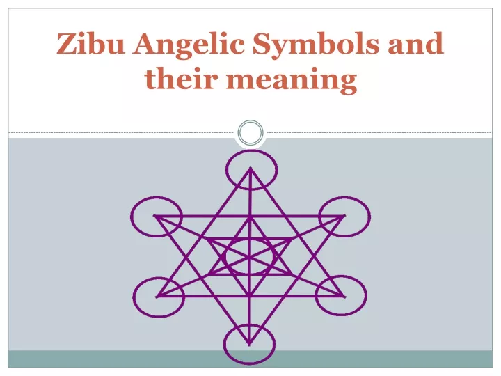 zibu angelic symbols and their meaning