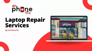 Laptop Repair Services | Dr Phone Fix
