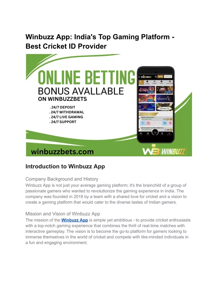 winbuzz app india s top gaming platform best