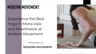 Experience the Best Yoga in Mona Vale avd Breathwork at Modern Movement