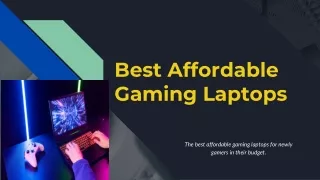Best Affordable Gaming Laptops