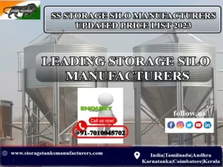 Silo Manufacturers,India,Tamilnadu,Andhra,Karnataka.coimbatore,Kerala