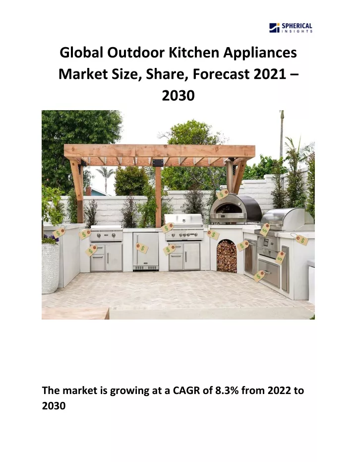 global outdoor kitchen appliances market size