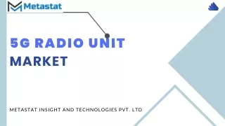 5G Radio Un5G Radio Unit Market Analysis, Size, Share, Growth, Trends Fit Market