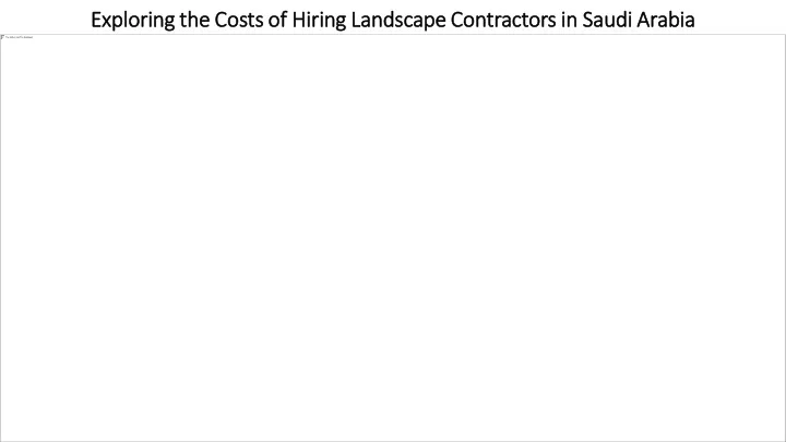 exploring the costs of hiring landscape