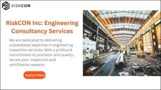 RiskCON Inc: Engineering Consultancy Services