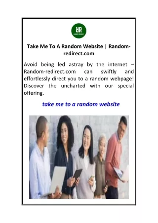 Take Me To A Random Website  Random-redirect.com