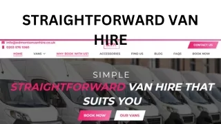 Edmonton Van Hire - Straightforward Van Hire