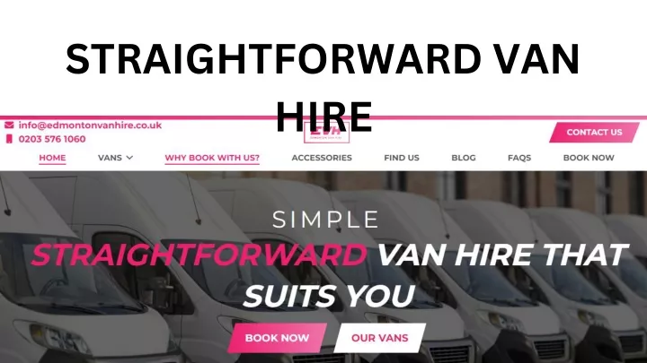 straightforward van hire