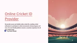 Online-Cricket-ID-Provider